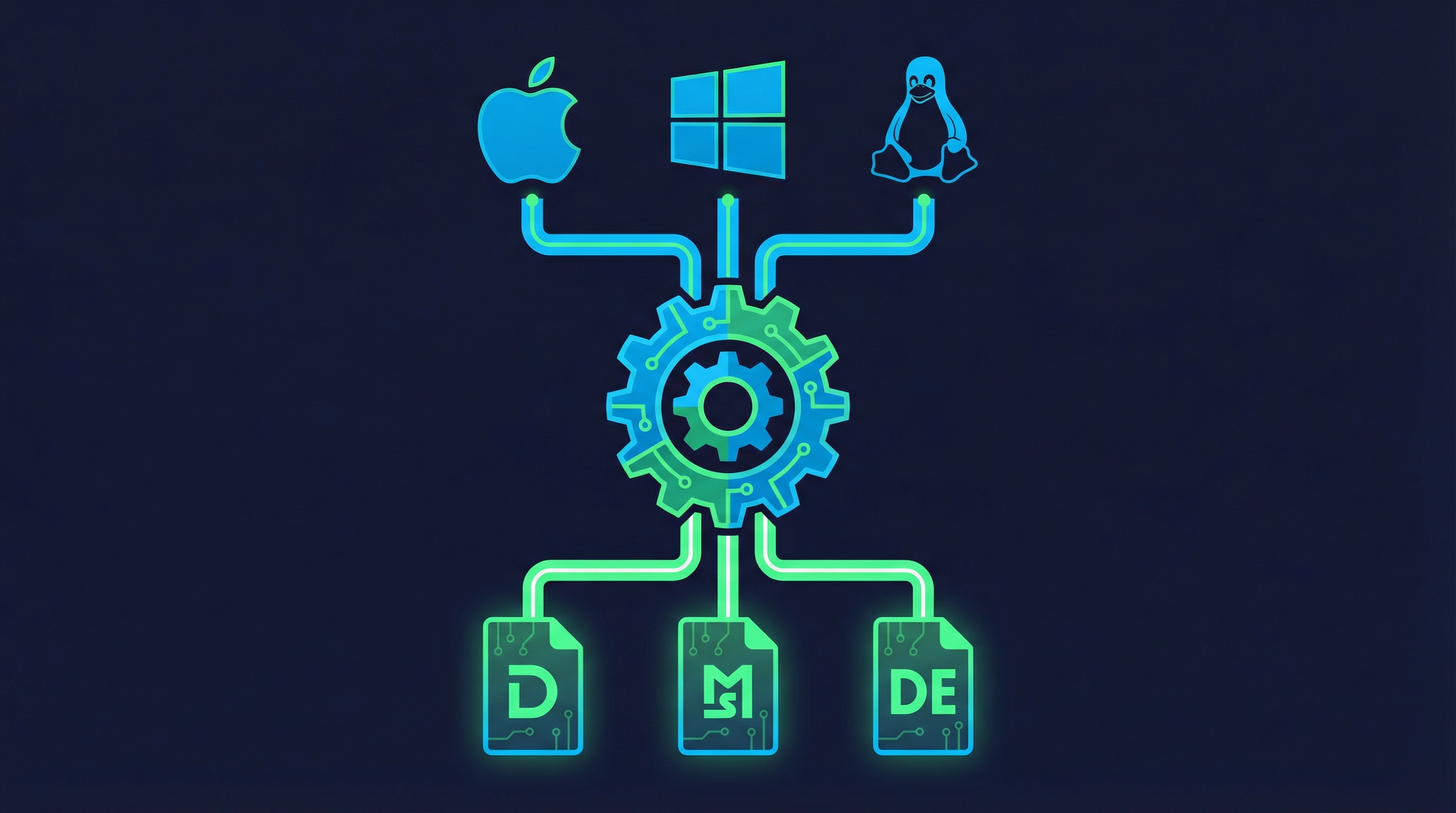 Tauri release workflow - cross-platform build pipeline from macOS, Windows, and Linux to DMG, MSI, and DEB installers